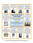 Black History Month Choice Board