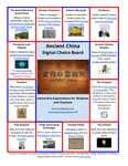 Ancient China Digital Choice Board by Robert W. Maloy, Emily Morin, and Sara Shea