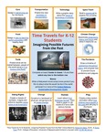 Time Travels for K-12 Students Digital Choice Board